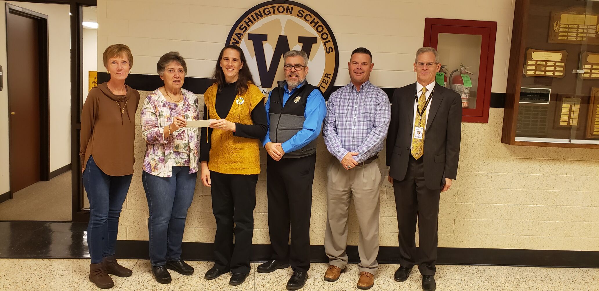 Clarke receives award from retired teachers